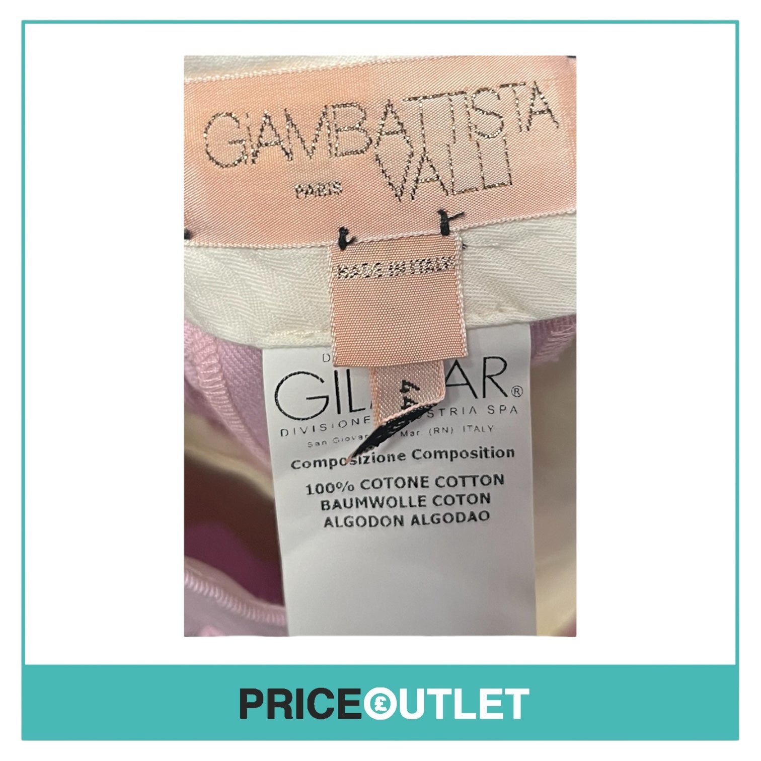 Giambattista Valli - Cropped Pink Trousers - Size 30/44 - BRAND NEW