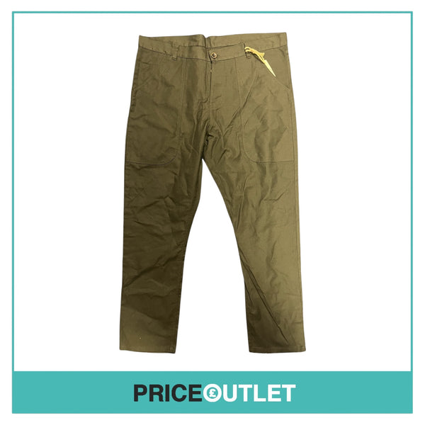Bleu de Paname - Khaki Straight Leg Trousers - Size 36 - BRAND NEW WITH TAGS
