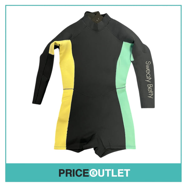Sweaty Betty - French Navy Blue Colour Block Surf Wetsuit - Size M - BRAND NEW WITH TAGS