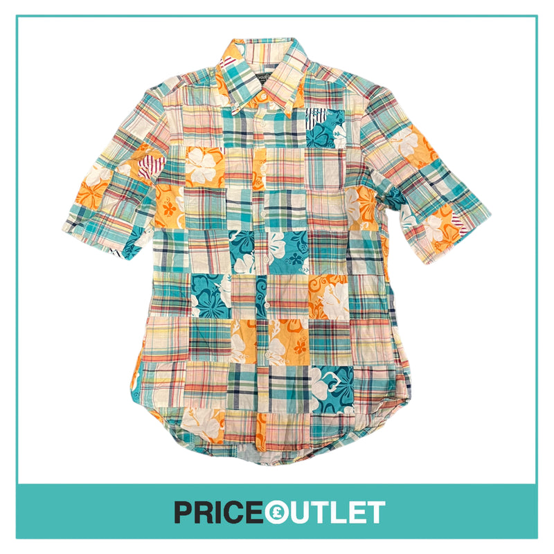 Gitman Bros - Mixed Print Shirt - Size S - BRAND NEW WITH TAGS