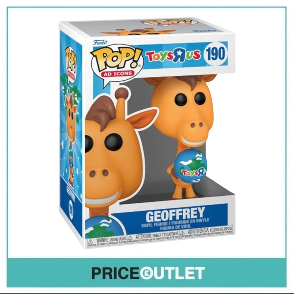 Funko - ToysRus - Geoffrey w/ Globe #190 - Brand New In Free Pop Protector