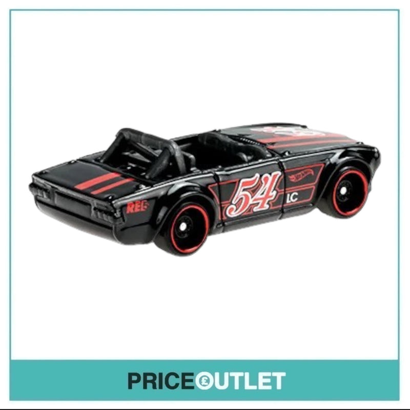 Hot Wheels Red Edition - Triumph TR6 (Black & Red) - Damaged Box