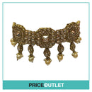Dhiral's Creations - Gold Earrings, Choker and Headpiece Jewellery Set - BRAND NEW IN BAG