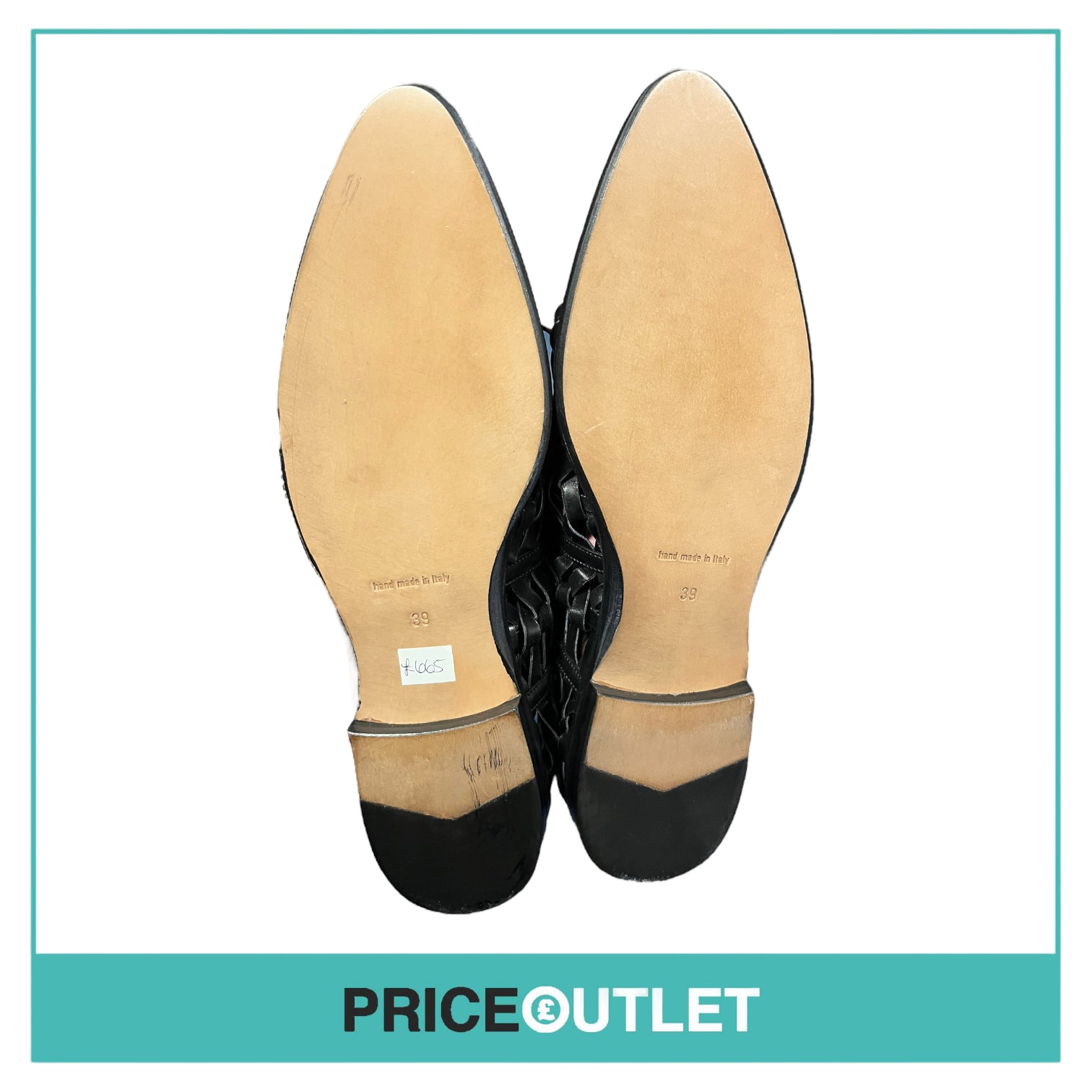 Roberta Furlanetto - Black Woven Shoes - Size 39 - BRAND NEW