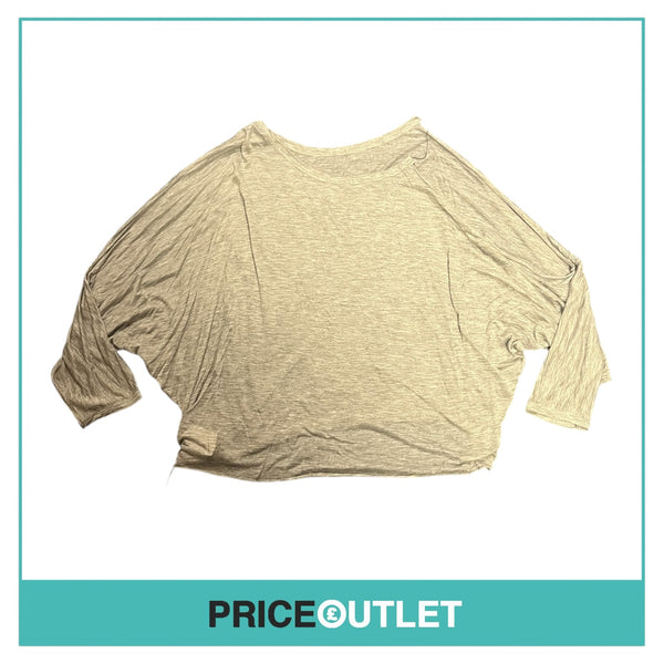 Miim - Grey Threaded Shoulder Top - Size XS - BRAND NEW WITH TAGS