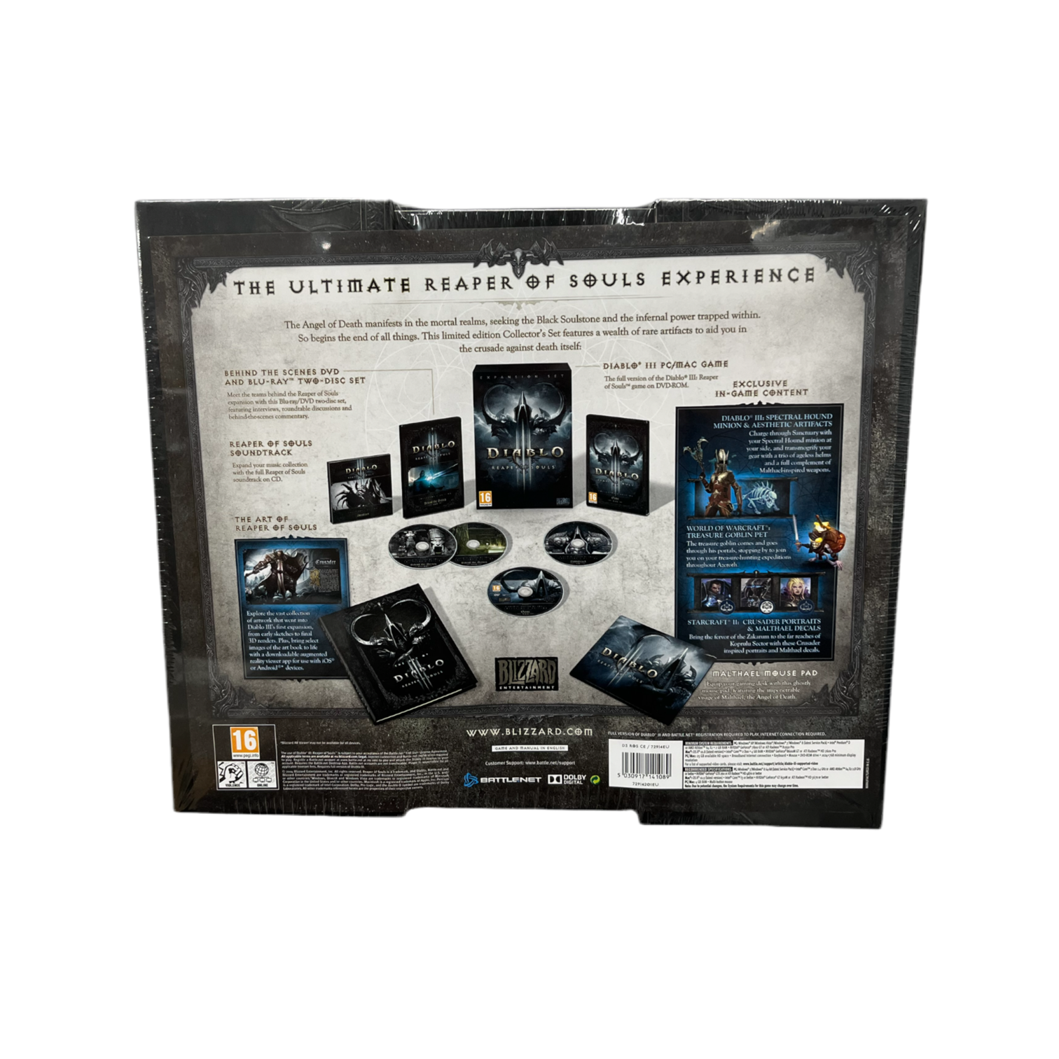 Diablo 3 Box Set - Reaper Of Souls - PC/MAc Edition - Brand New Sealed