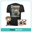 Funko Pop! & Tee - Luke W/ Child (Slight Box Damage) - Size M