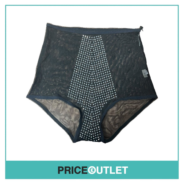 L'Agence - Black Studded Knickers - Size 2 - BRAND NEW WITH TAGS