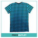 Jonathan Saunders - Blue and Black Wave Digital Printed T-Shirt - Size L - BRAND NEW WITH TAGS