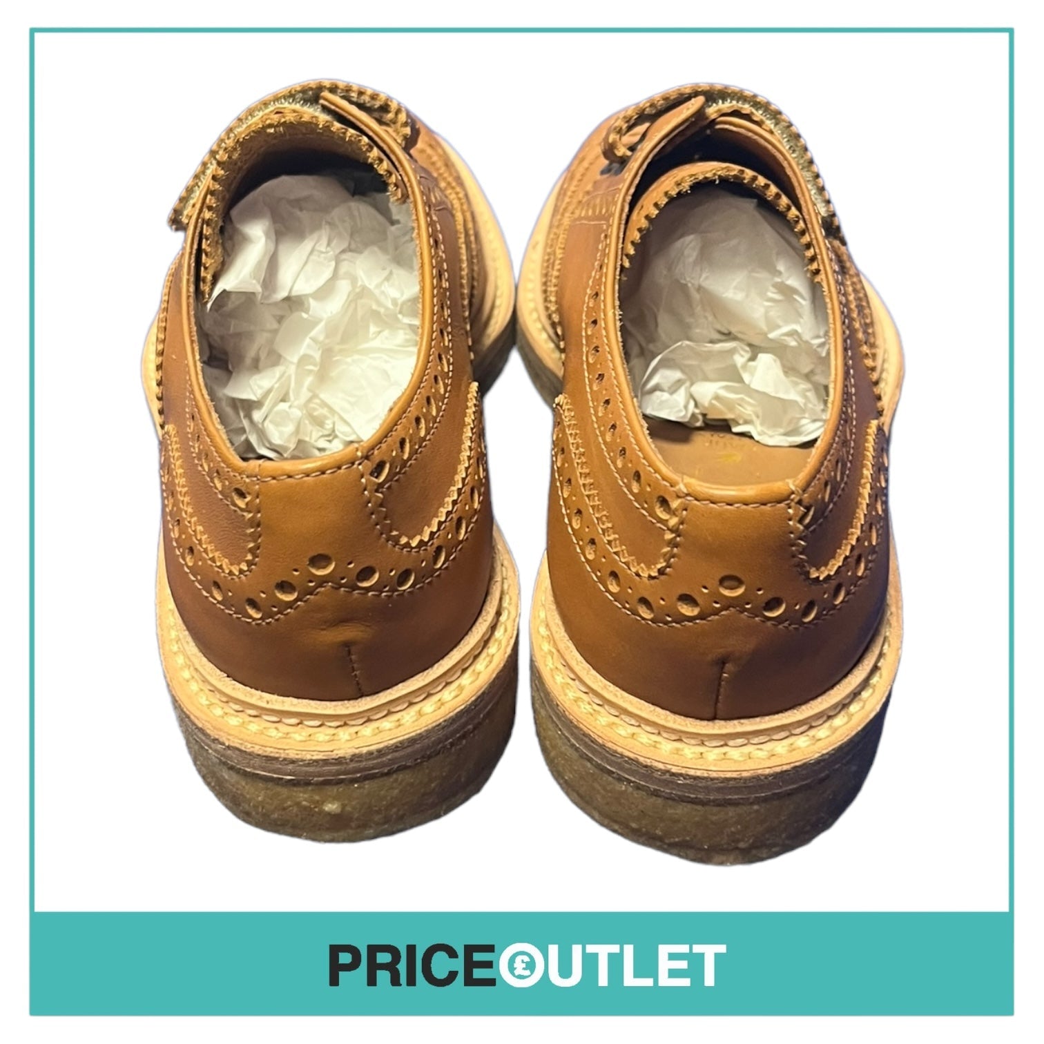 Weber Hodel Feder - Tan Leather Brogues - Size 38 - BRAND NEW