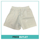 Monnalisa - Childrens Blue and White Striped Shorts - Size 8 - BRAND NEW WITH TAGS