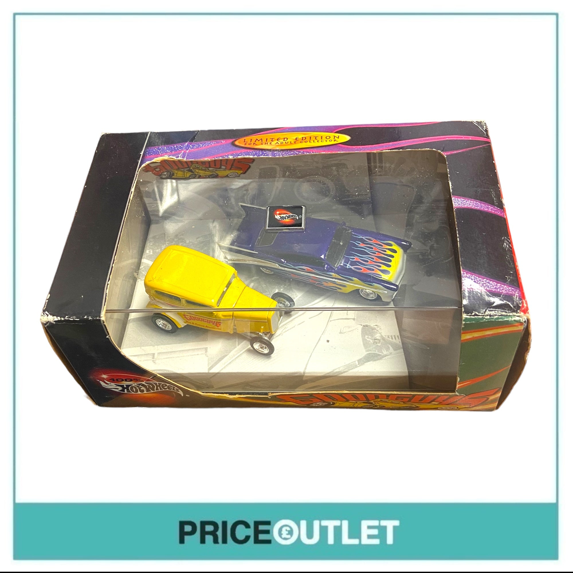 100% Hot Wheels - Goodguys 2 Pack Vehicle Set - Damaged Box