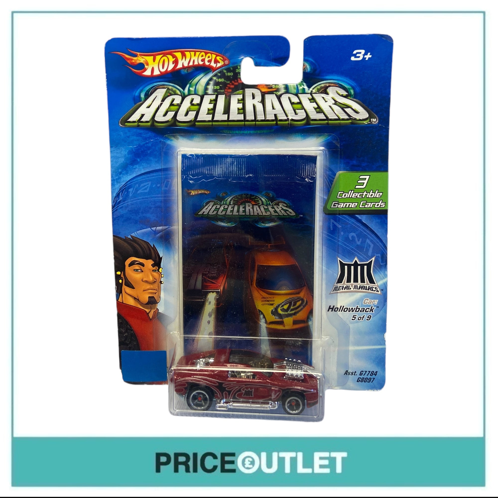 Hot Wheels AcceleRacers - Battle Spec with Collectible Game Cards - Damaged Box