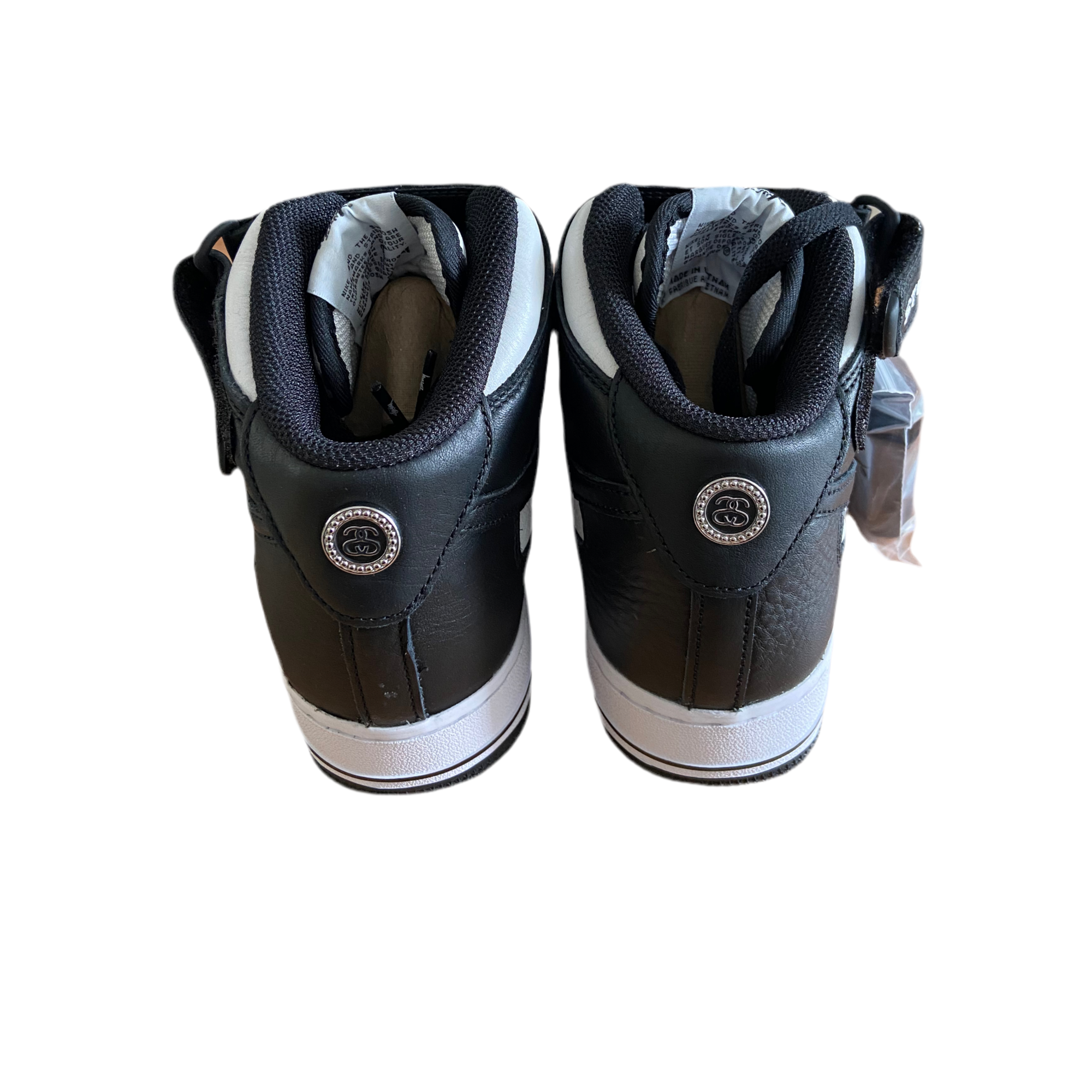 Nike x Stussy - Air Force 1 '07 Mid SP 'Black-White' - UK 7