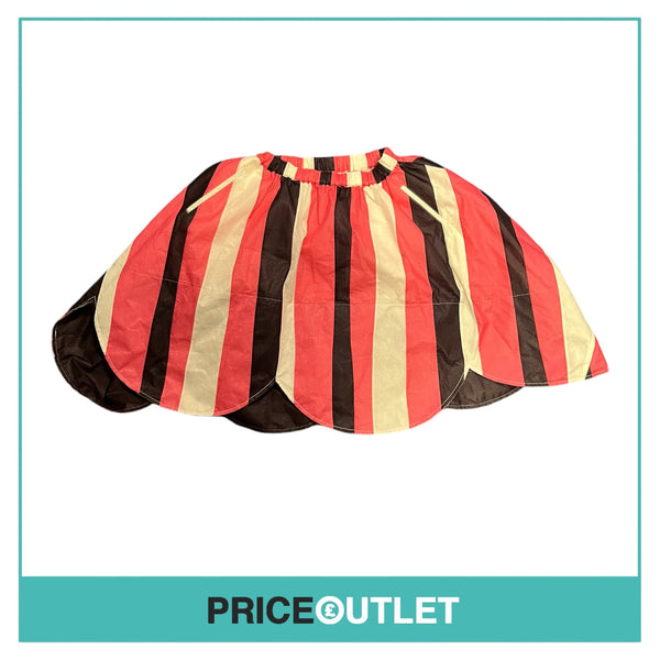 Comme des Garçons - Ladies Pink White and Black Skirt with Scalloped Hem - Size XS - BRAND NEW WITH TAGS