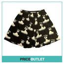 Julien David - Black and White Palm Tree Print Skirt - Size M - BRAND NEW WITH TAGS