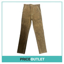 3Man - Dark Brown Skinny Jeans with White Stitching - Size S/M - BRAND NEW WITH TAGS