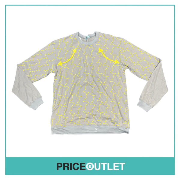 Kim Jones - Grey and Yellow Jumper - Size M - BRAND NEW WITH TAGS