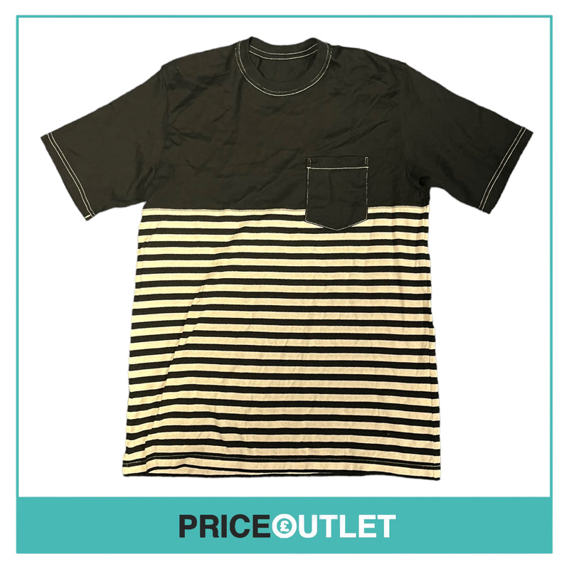 Comme des Garçons Ganryu - Mens Black and White T-Shirt - Size S - BRAND NEW WITH TAGS