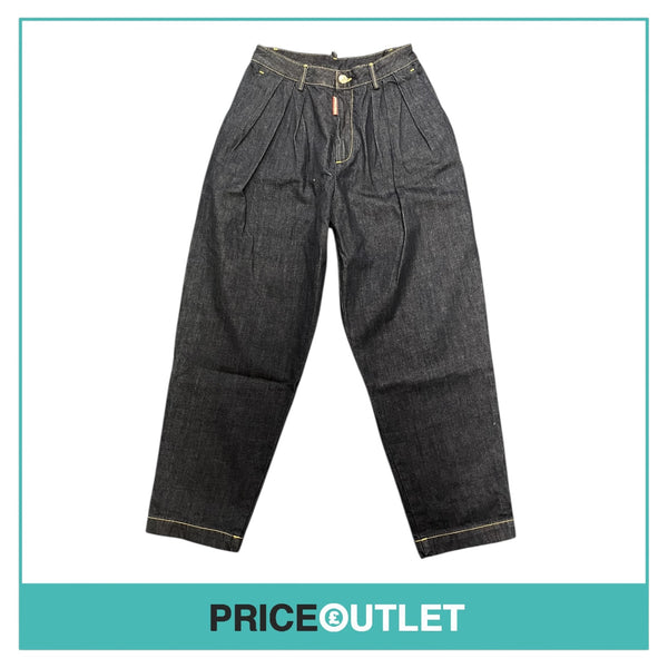 DSquared2 - Childrens Dark Blue Pleated Jeans - Size 12Yrs - BRAND NEW WITH TAGS