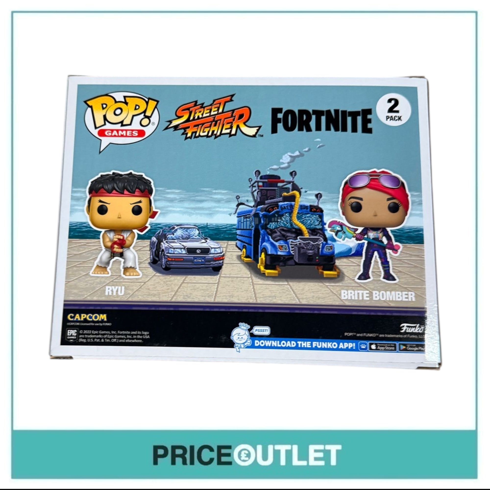 Funko - Fortnite - Ryu & Brite Bomber 2 Pack (Slightly Damaged)