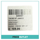 Taise By Souts - Orange and White Striped Slip-on Pumps - Size 41 - BRAND NEW WITH TAGS