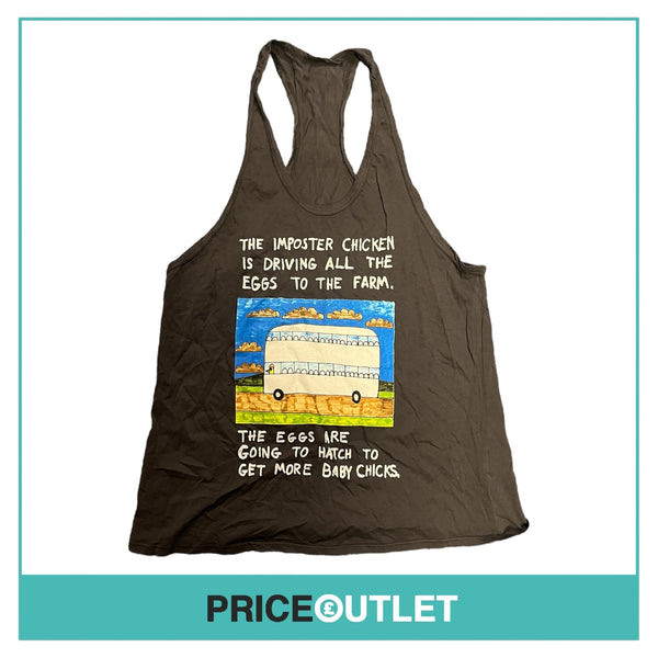 Creative Growth for Everybody - Black Bus Tank Top - Size S - BRAND NEW WITH TAGS