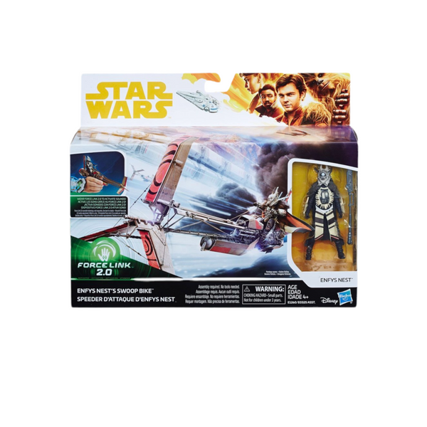 Star Wars Force Link 2.0 Enfys Nest Action Figure and Swoop Bike