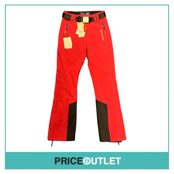 Sweaty Betty - Retro Red Mortiz Softshell Slim Leg Snow Trousers - Size XS - BRAND NEW WITH TAGS