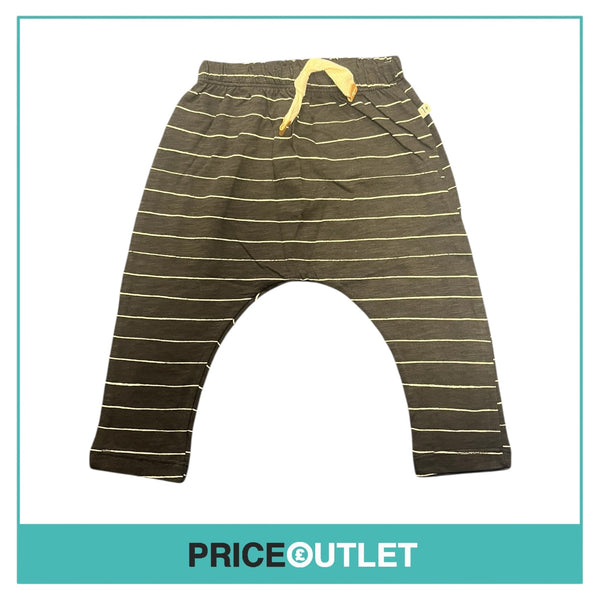 1+ in the Family - Babies Graphite Striped Trousers - Size 12m - BRAND NEW WITH TAGS
