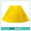 Casey Vidalenc - Satin Mustard Skirt with Pockets - Size 40 - BRAND NEW WITH TAGS