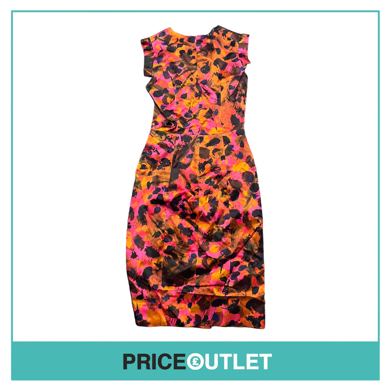 Erdem - Pink Multicoloured Sleeveless Dress - Size 10 - BRAND NEW WITH TAGS