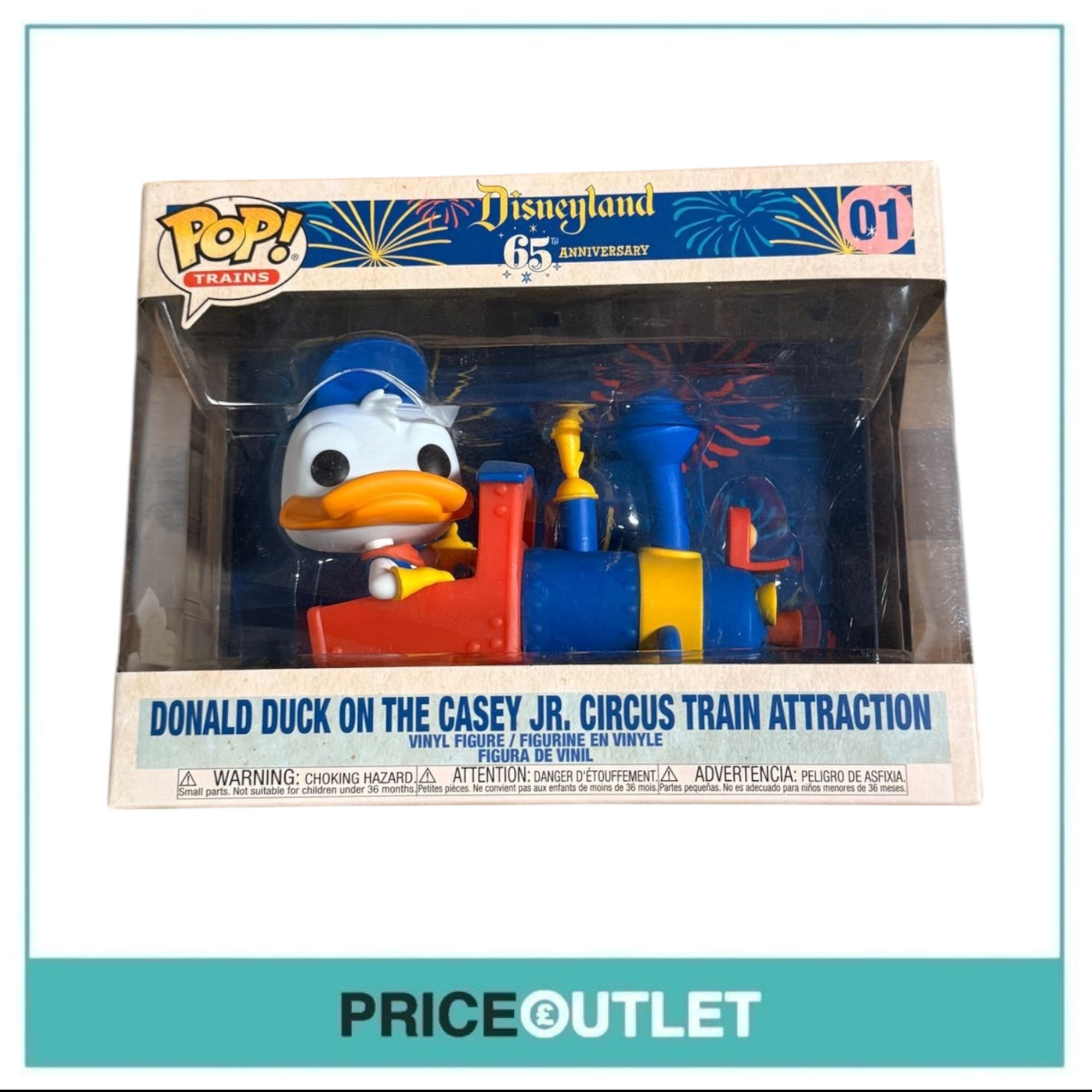 Funko Trains - Donald Duck on the Casey Jr. Circus Train Attraction