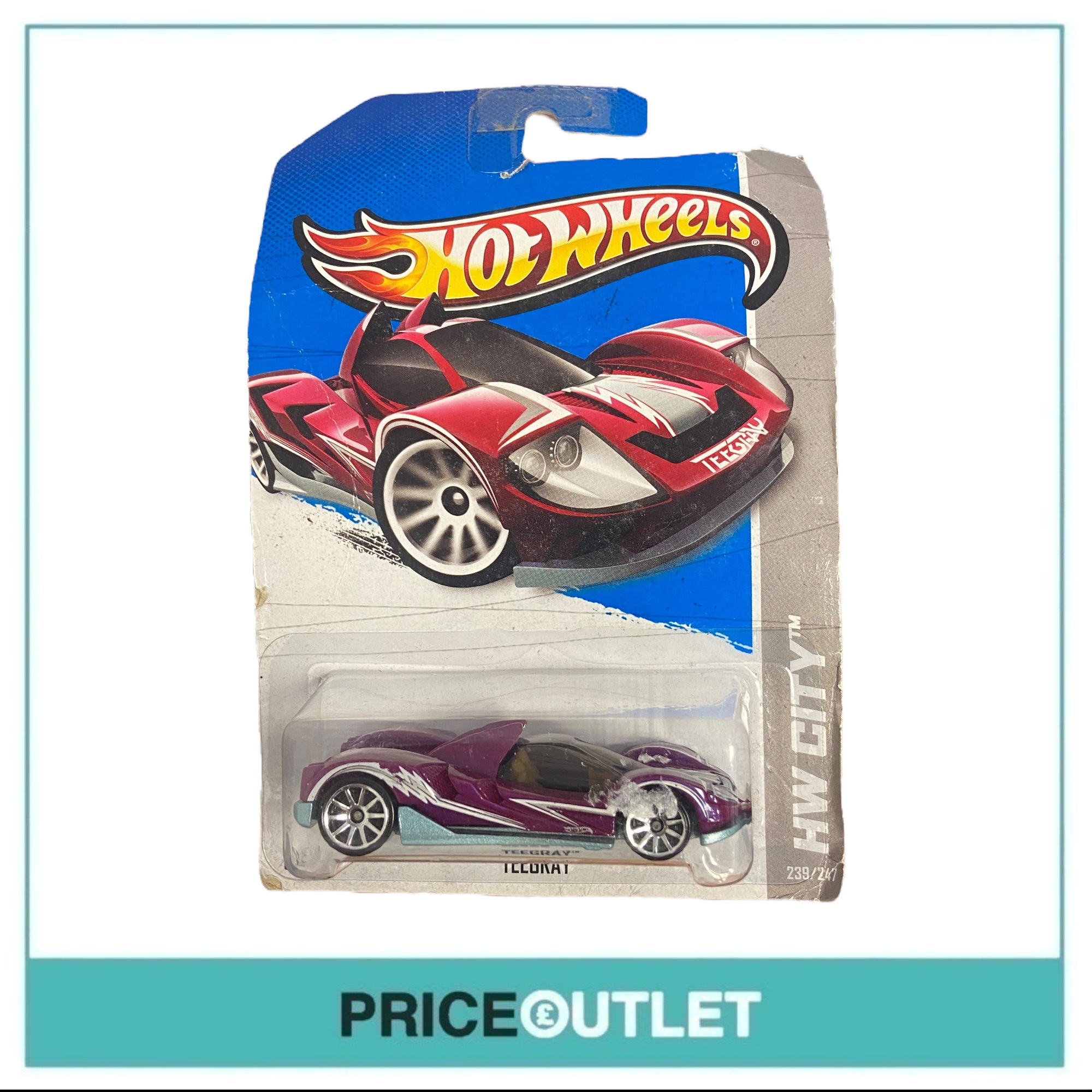Hot Wheels City - Teegray - Damaged Box