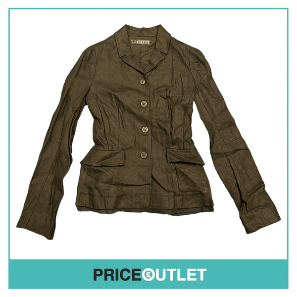 Peachoo & Krejberg - Black Linen Jacket - Size 36 - BRAND NEW WITH TAGS