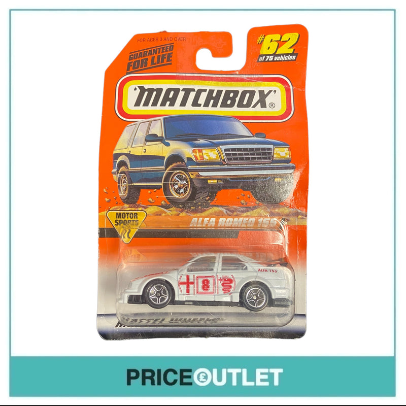 Matchbox - Motor Sports Alfa Romeo 155 (White) - Damaged Box