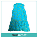 Creatures of the Wind - Blue and Green Butterfly Print Shirt Dress - Size 6 - BRAND NEW WITH TAGS
