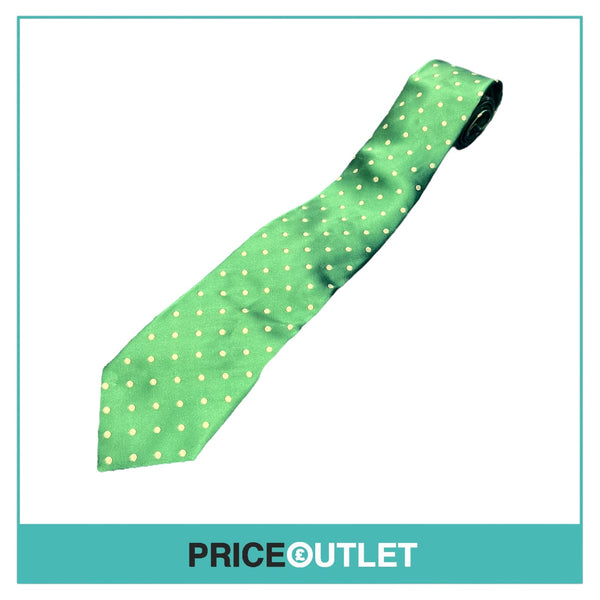 Comme des Garçons Homme Deux - Green Neck Tie with White Polka Dots - Size OS - BRAND NEW WITH TAGS