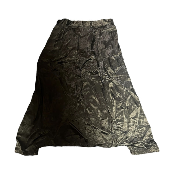 Comme des Garçons Black - Black Satin Trousers with Dropped Crotch - Size L - BRAND NEW WITH TAGS