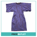 Damir Doma - Blue Textured Dress with Cut Outs - Size 38 - BRAND NEW WITH TAGS