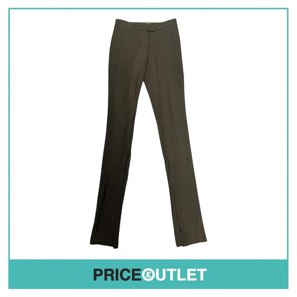 Yang Li - Black Slim Trousers with Zip Hems - Size 38 - BRAND NEW WITH TAGS