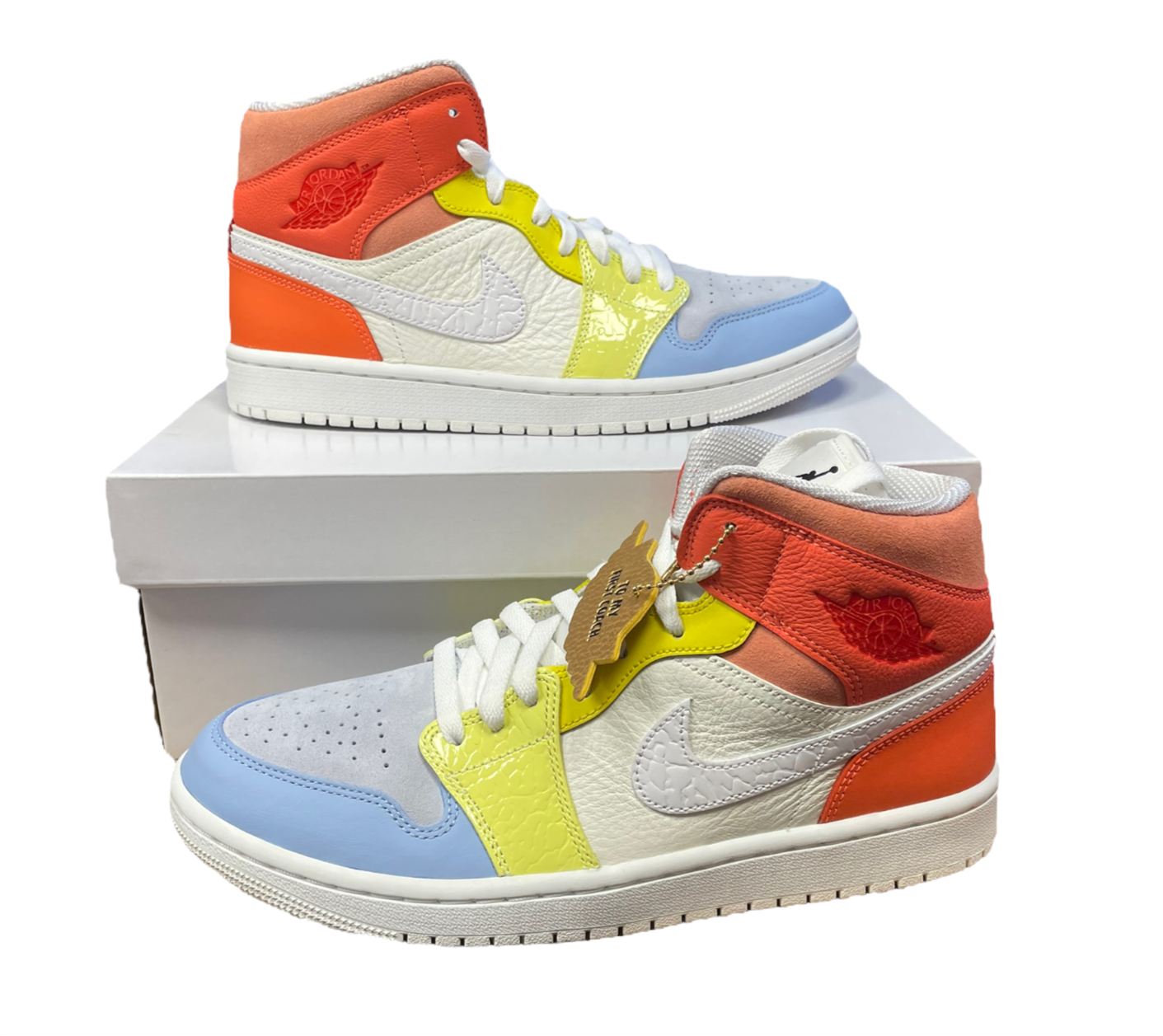 Nike - Air Jordan 1 Mid To My First Coach wmns - UK 7.5