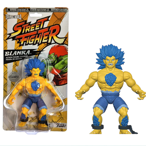 Funko Savage World - Street Fighter - Blanka CHASE Edition Action Figure - Brand New Sealed