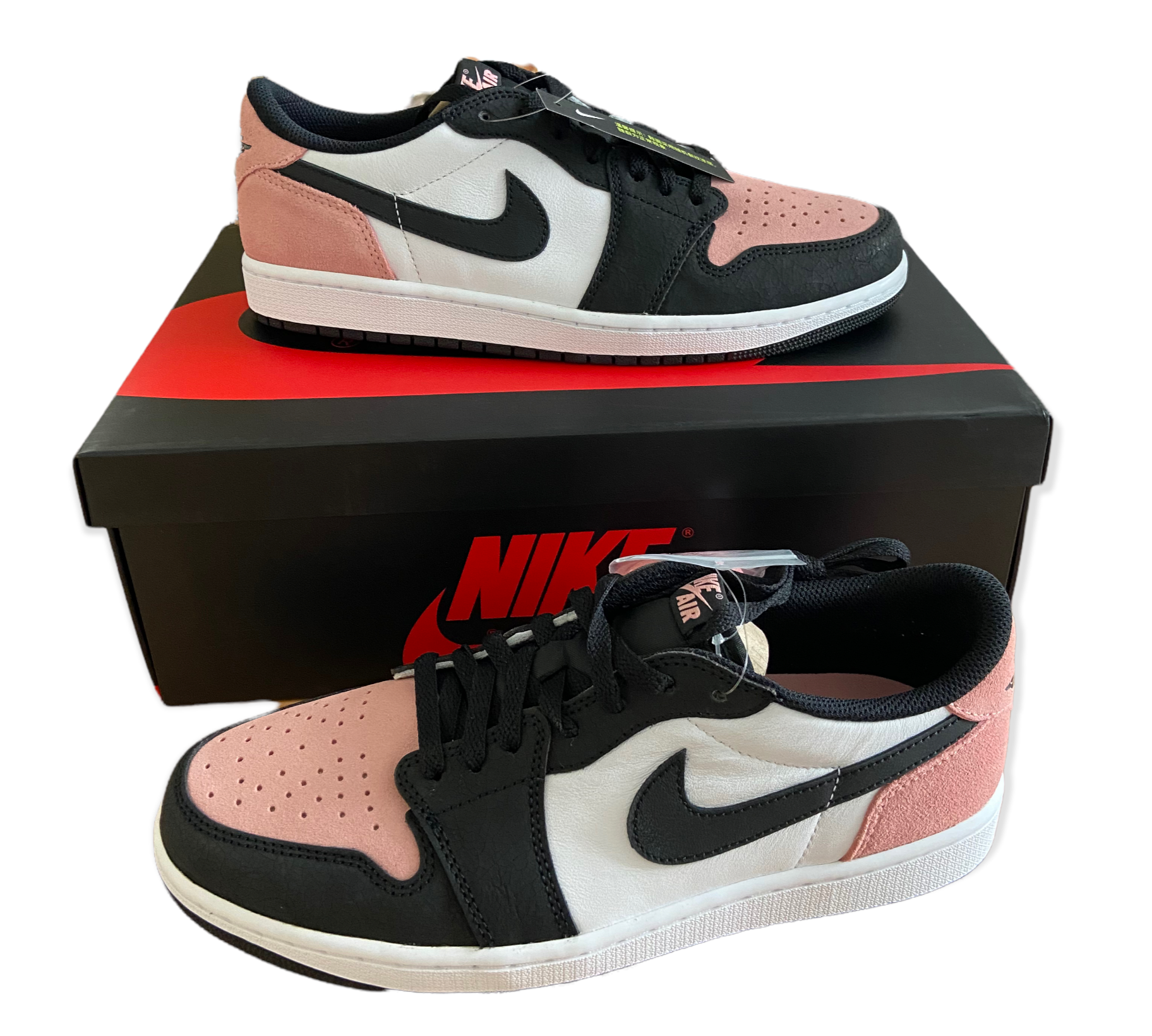 Nike - Air Jordan 1 Retro Low OG 'Bleached Coral' - UK 9