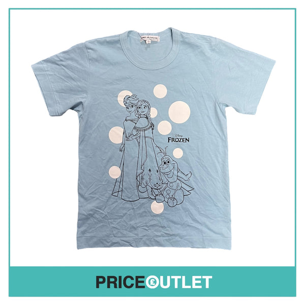 Comme des Garçons - Disneys Frozen Womens Light Blue T-Shirt - Size S - BRAND NEW WITH TAGS