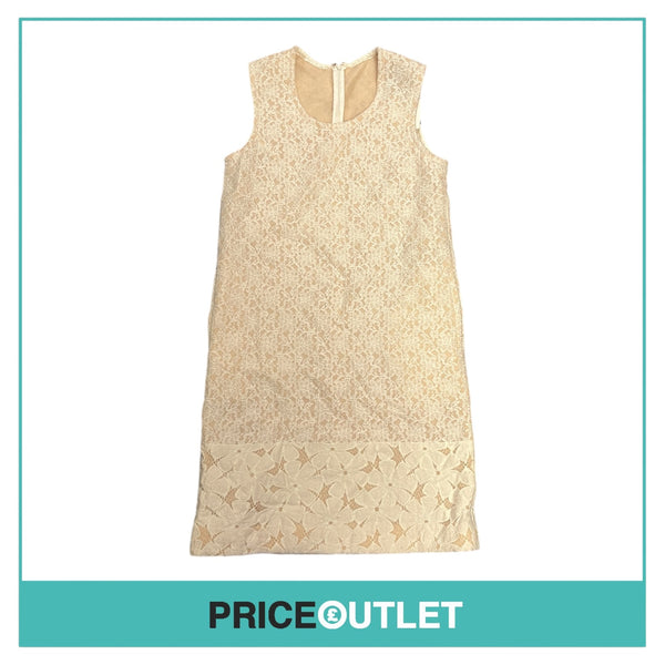 Comme des Garçons Tricot - Ladies Nude and White Lace Dress - Size M - BRAND NEW WITH TAGS