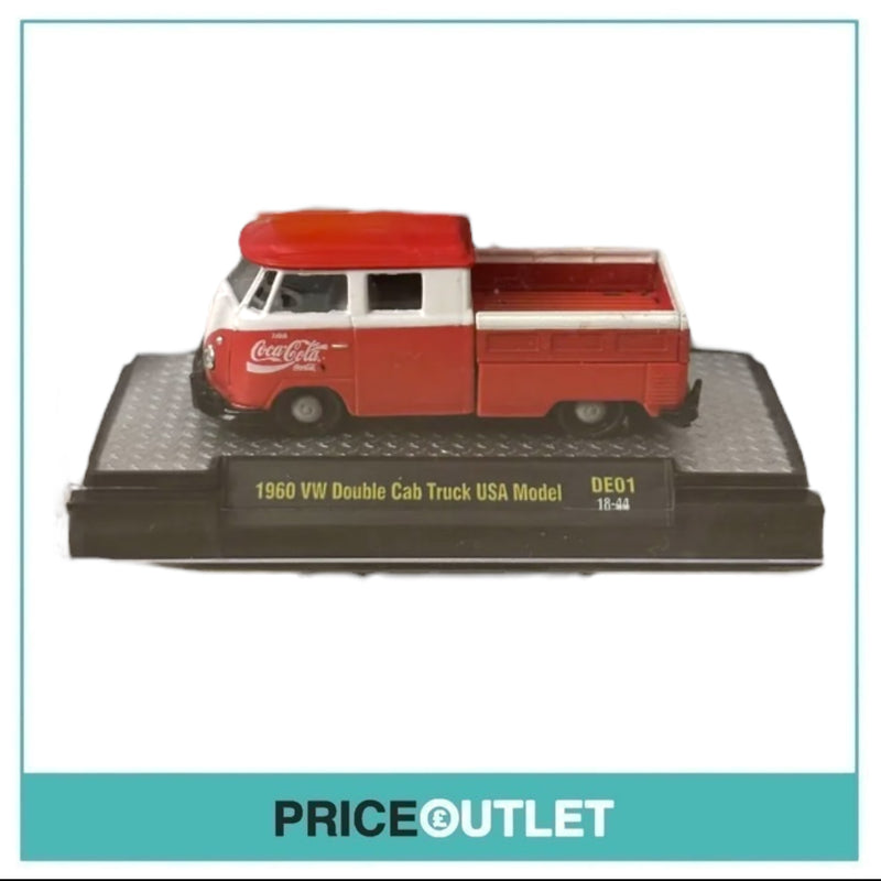 M2 Machines - 1960 VW Double Cab Truck USA Model Coca-Cola Series Limited Edition DE01