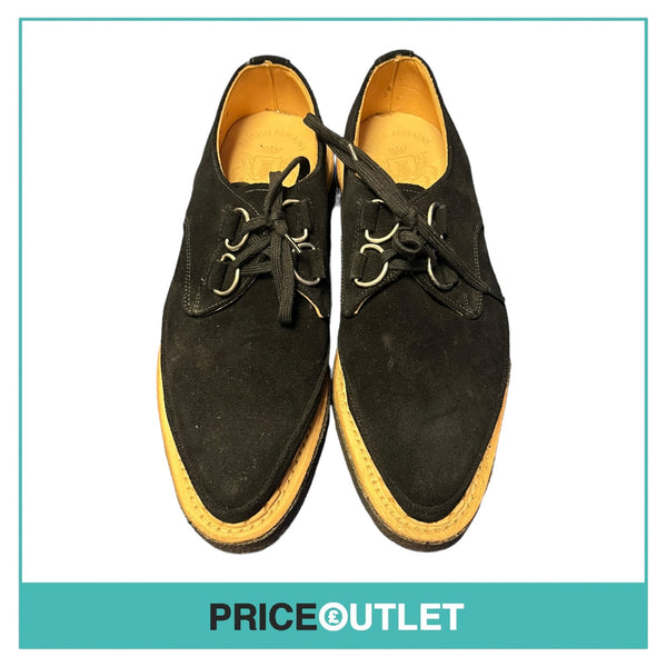 George Cox - lack Suede Pointed Shoes - Size 5 - BRAND NEW WITH TAGS