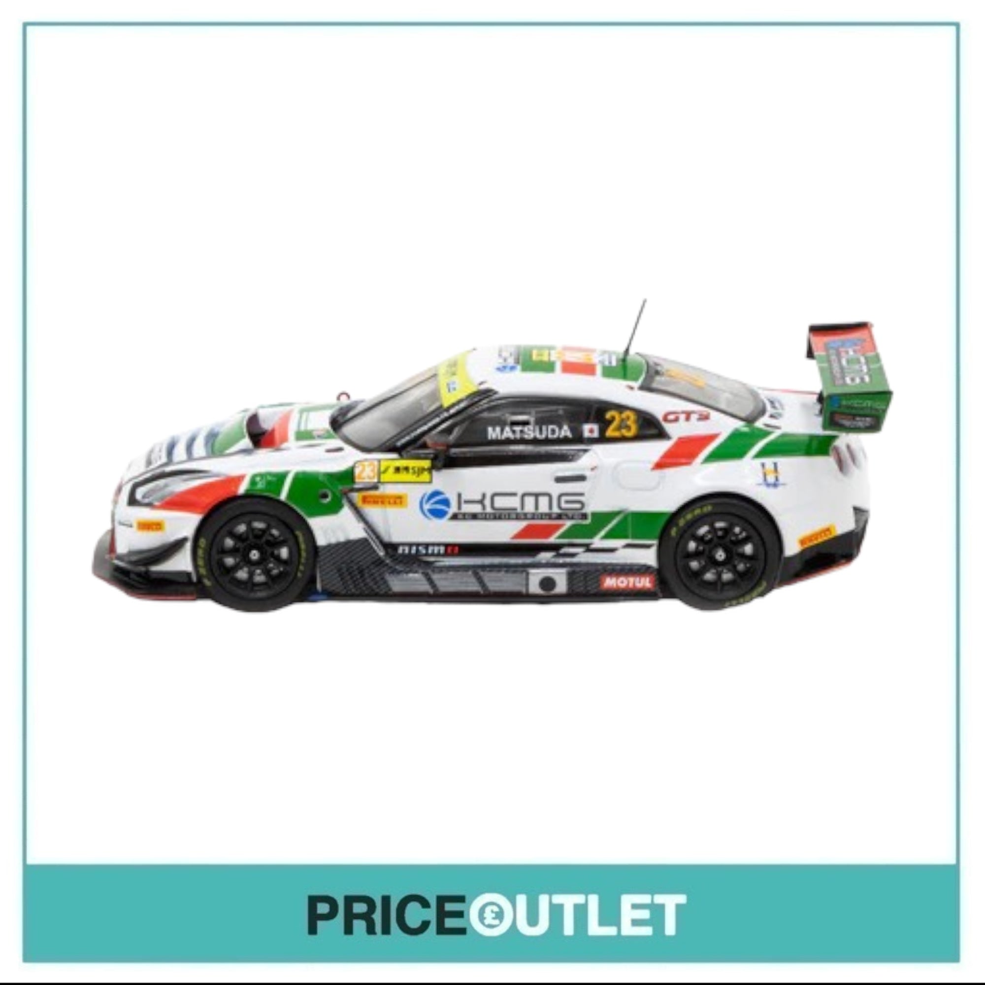 Tarmac Works - Nissan GT-R Nismo GT3 Premium Scaled Model Car - Slightly Damaged Box