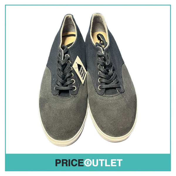 Seavees - Mens Black Suede Canvas Trainers - Size 9.5 - BRAND NEW WITH TAGS